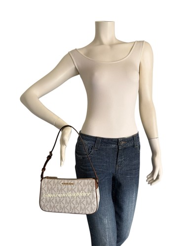 NWT MICHAEL KORS JET SET MD POUCHETTE SHOULDER BAG PICK-A-COLOR - Picture 8 of 61