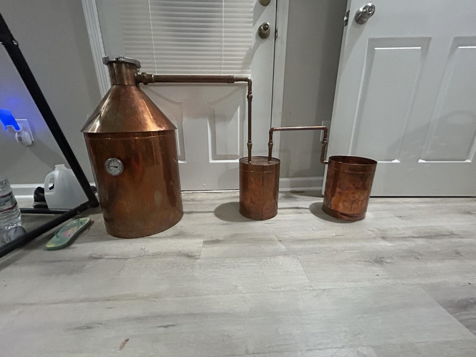 10 Gal 4" Cap Logic Copper Moonshine Still with Thumper+Worm 100% Guarantee!!
