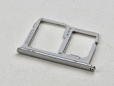 OEM SIM Tray microSD Card Holder Part for LG Fortune 3 LM-K300AM - Silver