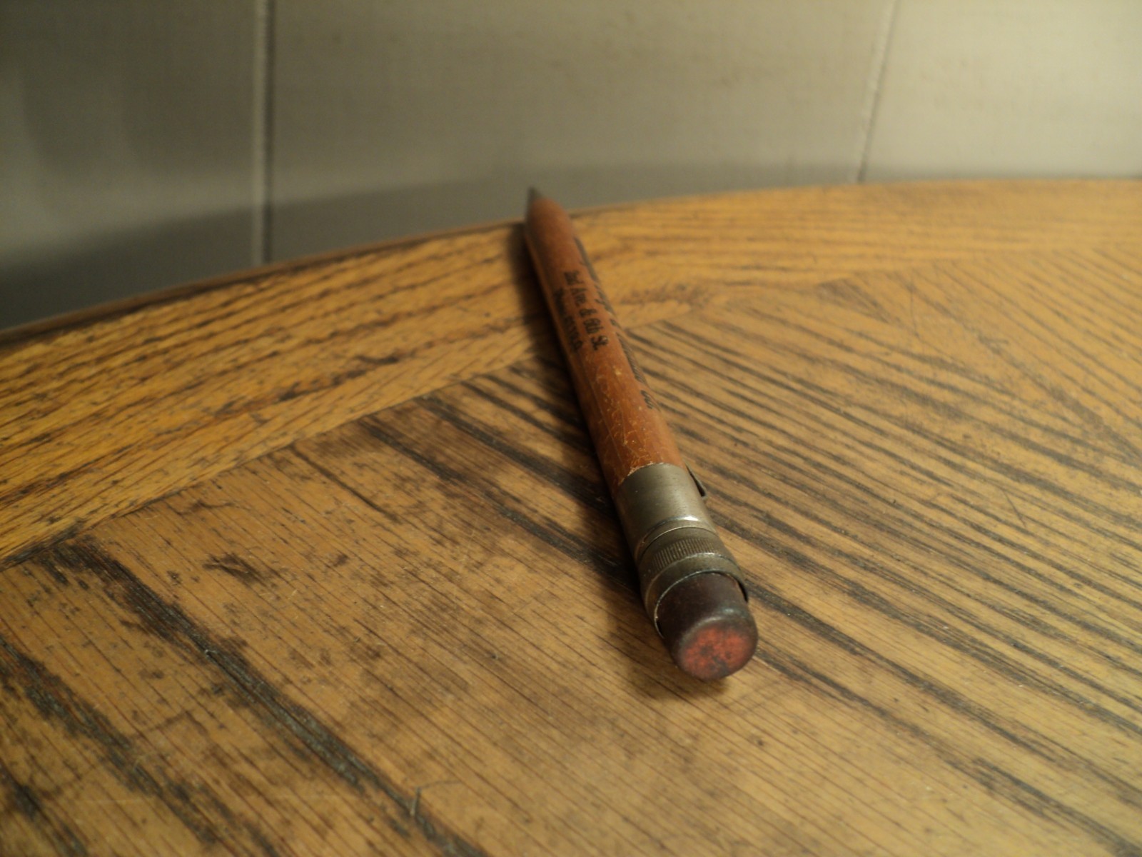 Vintage Fat Mechanical Pencil Huntington & Machine Co. Huntington
