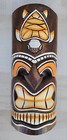 TIKI MASK WOOD 12" HAWAIIAN AFRICAN HOME DECOR TRIBAL BAR TROPICAL POLYNESIAN 
