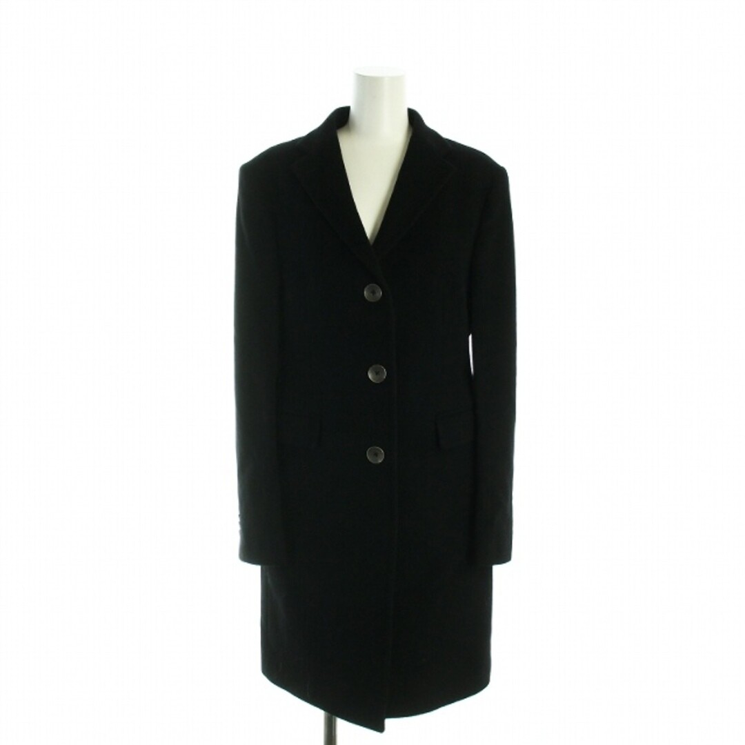 TAGLIATORE CHESTER COAT LONG WOOL 3B FULLY LINED 42L BLACK