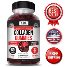 Collagen Vitamin Gummies for Hair Skin & Nails, Premium Collagen Supplement