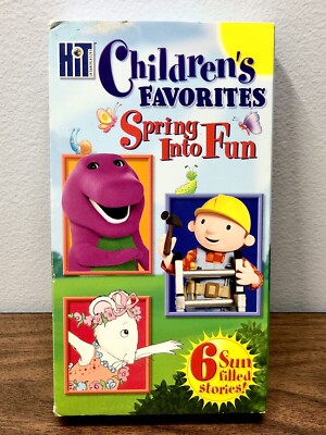 RARE 2004 HIT Ent Chidrens Favorites Spring Into Fun Barney Bob Builder ...