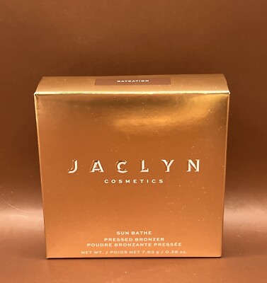 JACLYN Cosmetics Sun Bathe Pressed Bronzer Daycation 0.28 oz/7.93 g NIB