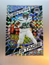 Breece Hall 2023 Panini Mosaic Center Stage #CS-BH Silver Mosaic Prizm NY Jets