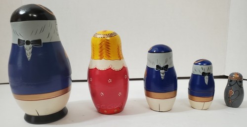 Napoleon Bonaparte Nestpuppen komplett 5 Stück ~ eins ~ von ~ A ~ Art ~ - Bild 3 von 12