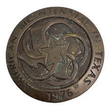 Vintage American Bicentennial in Texas Belt Buckle- 1976 Limited Patriotic USA