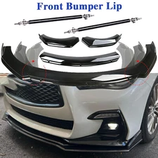 For Infiniti Q50 Q70 Front Bumper Lip Part Accessories Splitter Spoiler Body