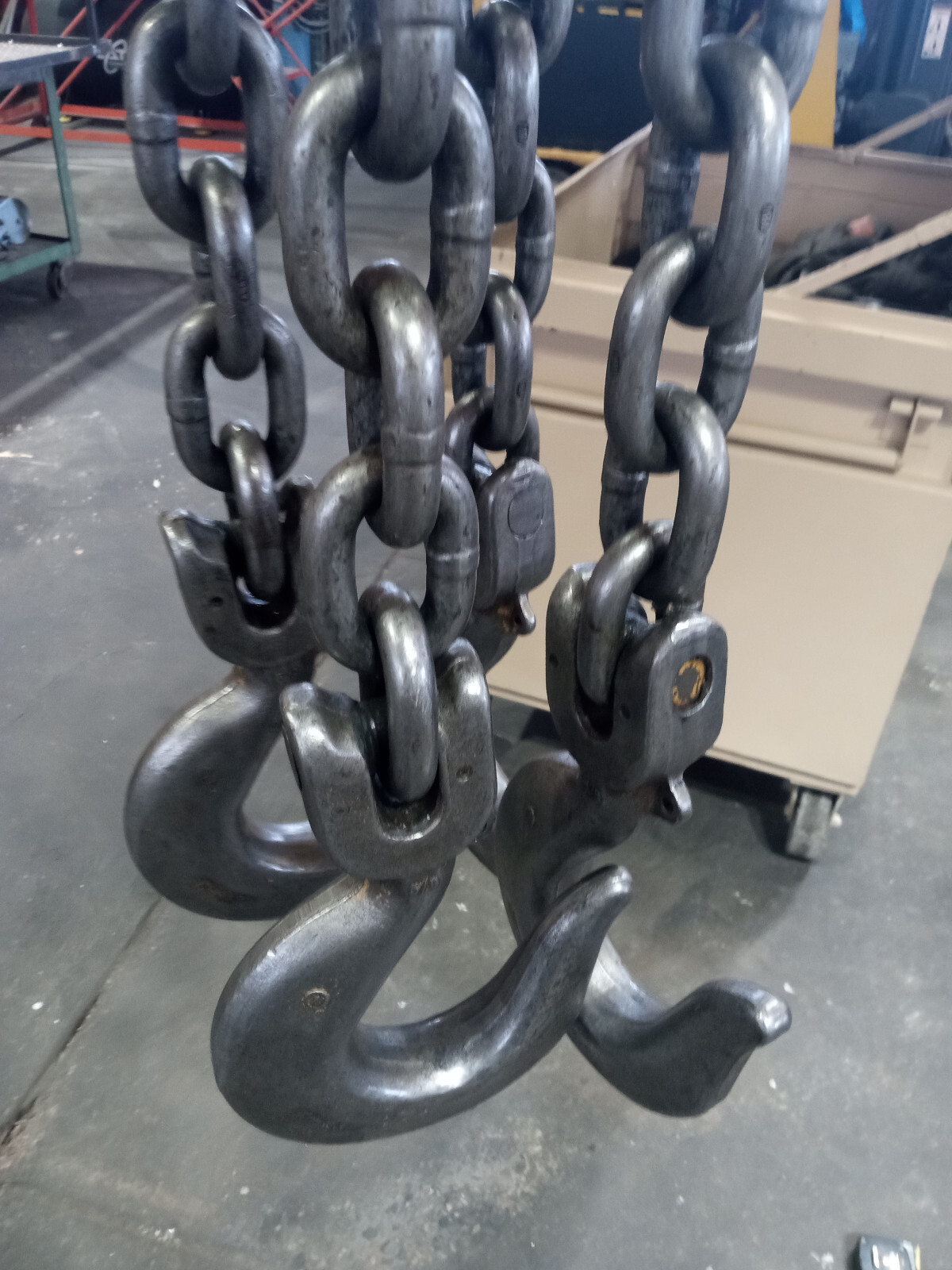 5/8" Chain Sling 9 ft 8 in reach 4 leg ACCO A8A alloy shortening