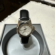 ESQ watch Women Swiss quartz Esquire 100m WR. rotating Bezel, Lume, Date