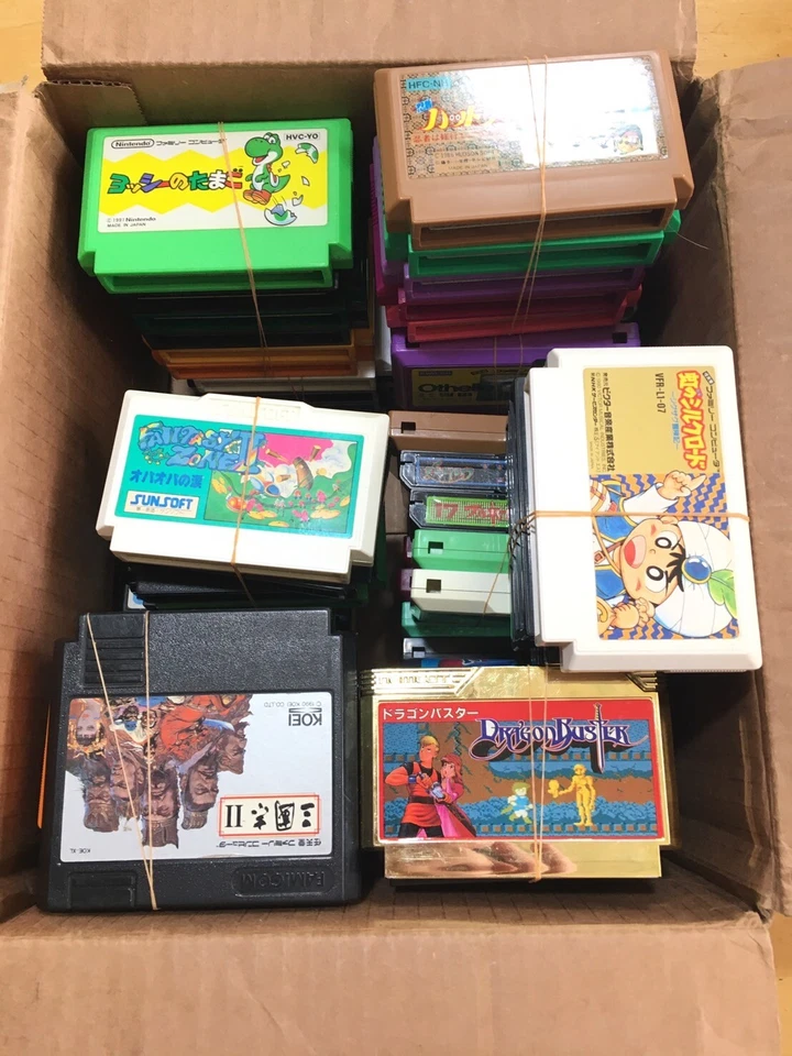 WHOLESALE LOT of 20 Random Famicom FC Game Japan NES Fully clean test 1 week USA - Image 3 of 4