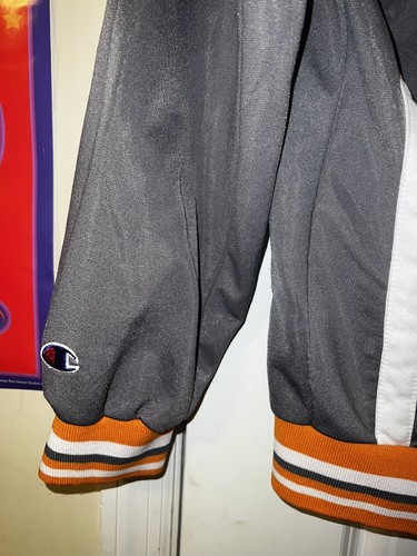 Champion boys grey orange full zip lined jacket youth boys LG - Picture 5 of 5