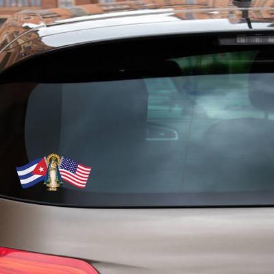 Our Lady of Charity ''Virgen de la Caridad del Cobre'' Catholic Car Decal Sticker