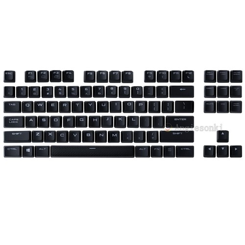 A full set Keys keycaps for Corsair K65 LUX RGB Mechanical Gaming Keyboard - Afbeelding 1 van 7