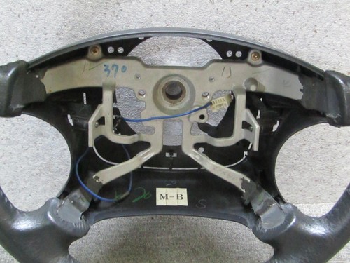 2001 2004 JDM TOYOTA NOAH VOXY AZR60 BLK LEATHER STEERING WHEEL OEM - Picture 9 of 11