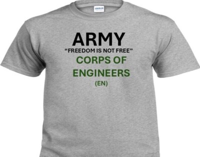 CORPS OF ENGINEERS (EN)*FREEDOM*PT INDIVIDUAL SHIRT. OFFICIALLY LICENSED