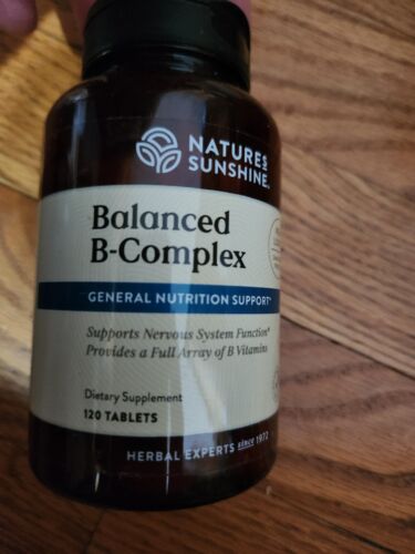 Nature's Sunshine BALANCED B complex - 120 TABLETS exp : 2026