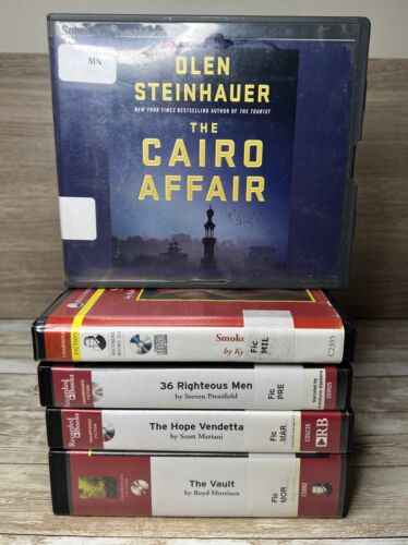 Lot 5 Audio Books CDs ~ Action-Packed Espionage, High-Stakes Adventures Mystery