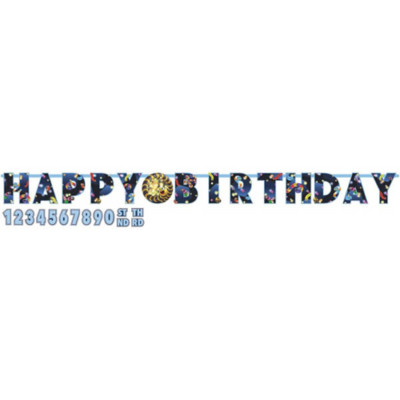 SLITHER.IO JUMBO LETTER BANNER KIT ~ Birthday Party Supplies Hanging Decoration