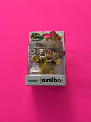 Nintendo amiibo Super Mario Bros Series Bowser Figure 1st Print NEW Wii U Switch