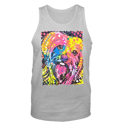Camiseta sin mangas Yorkie Love Animals perro mascota broma divertida humor humor humor novedad gráfica - Imagen 4 de 8