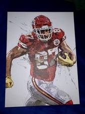 •Pintura de Travis Kelce•Kansas City Chiefs•NFL•Art-Taylor Swift 18x24🔥Super Bowl
