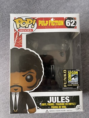 Funko POP Pulp Fiction Jules Winnfield #62 Vinyl Figure Sdcc