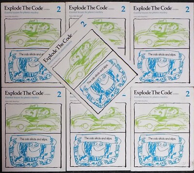 Lot of 7: Explode the Code 2: Essential Lessons for Phonics Mastery Paperback