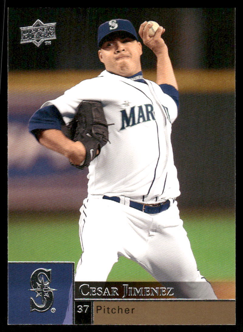 Cesar Jimenez 2009 Upper Deck Seattle Mariners