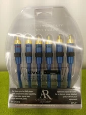 Sealed Acoustic Research 6' RCA Component Audio Video Cable DA901 Free Shipping
