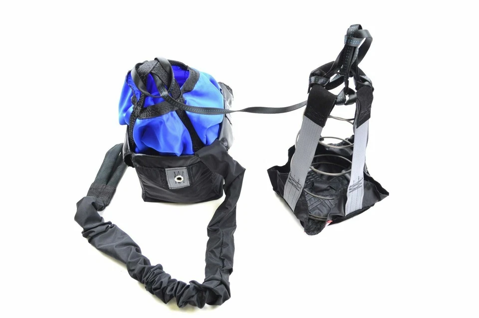 DRAG PARACHUTE 弹簧加载蓝色拖曳车 RJS 赛车专业弹簧伞 — 第 4/4 张图片