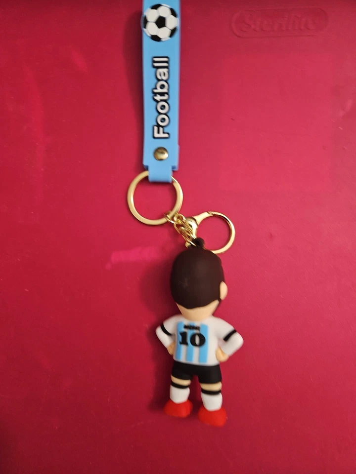Soccer Futbol Argentina Usa Messi Keyring New!!!! - Image 2 of 3