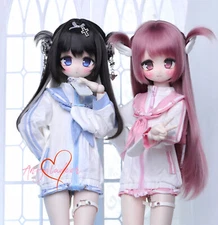 1/4 MSD MDD Puyoo&Shoushou BJD Outfit Clothes JK Sailor Suit Simulated Candy