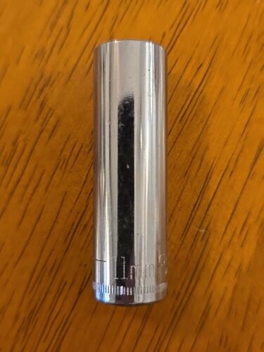 Craftsman USA 11 MM 6 Point 1/4" Drive Deep Socket inverted G2 Series 44408 - Picture 3 of 5
