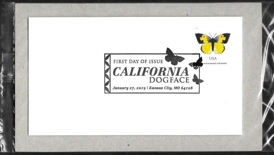 BUTTERFLY CALIFORNIA DOGFACE US #5346 NON-MACHINABLE RATE FOREVER STAMP DCP FDC - Image 2 of 4
