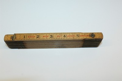 Vintage Carpenters Folding Ruler By Eagle Rule 21st Anniversary Special 72'' 