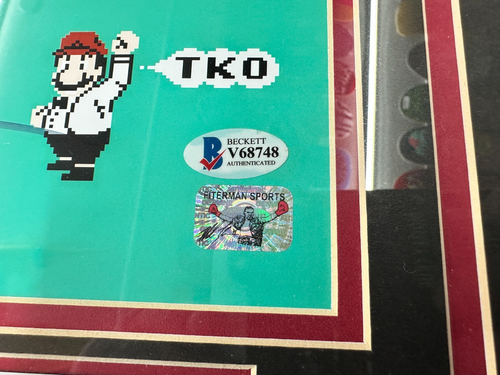 Mike Tyson Autographed Signed Punch Out Nintendo Framed Print Beckett cert - Picture 3 of 6