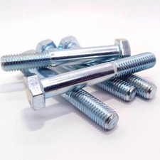 M16 x 180mm Part Thread Hex Bolt Grade 8.8 Zinc Plated High Tensile DIN 931