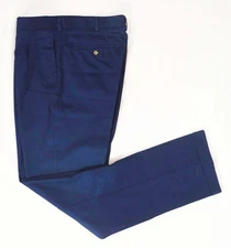 NWT Men's 36x36 Navy Roundtree & Yorke TravelSmart Ultimate Comfort Pleated Pant