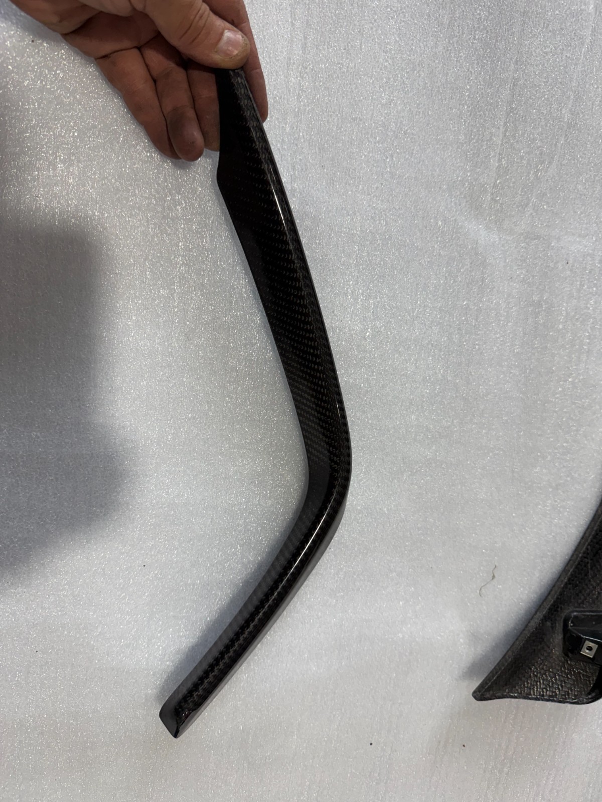 2018-2024 Maserati Ghibli Trofeo Front Bumper Right  and Left carbon fiber trim
