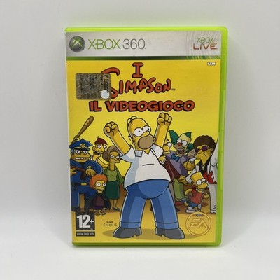 Die Simpsons Das Videospiel Xbox 360 Microsoft PAL ITA Komplettspiel