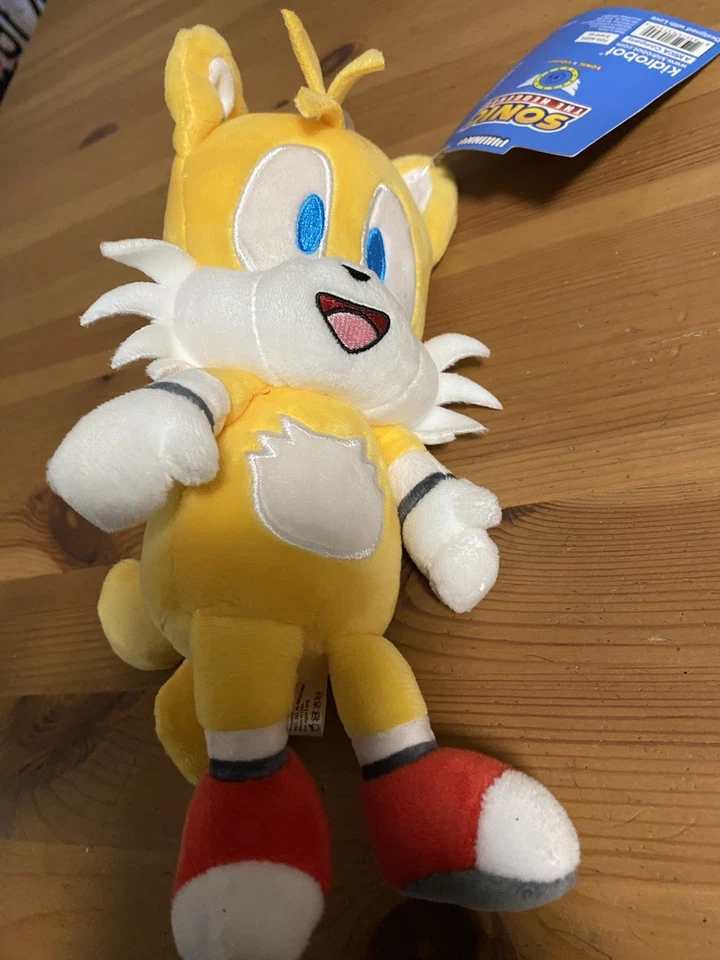 NECA Sonic the Hedgehog Tails KidRobot Phunny 8" Plush New - Image 2 of 4