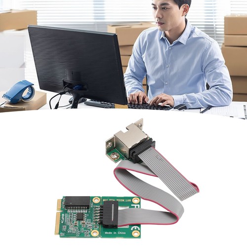 Mini PCI‑E Network Card Bent Pin Gigabit Single Port I210AT Chip GBE Etherne NEW - Afbeelding 12 van 12