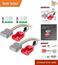 2 Pack 18V to 12V Step Down Converter for Battery Power Devices 20A 240W