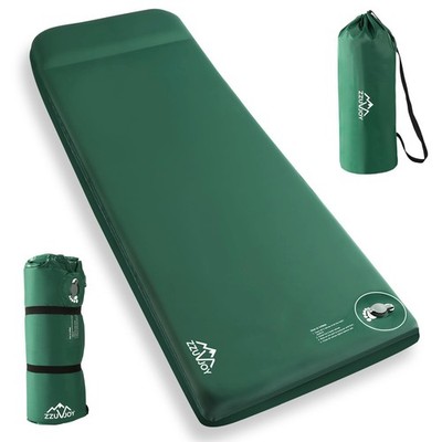 Sleeping Pad 3.1 Ultra Thick Memory Foam 9.5 R Value Self Inflating Zzuvjoy Mats