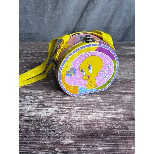 Vintage Looney Tunes Tweety Bird Purse Kids 2000 Warner Bros Yellow