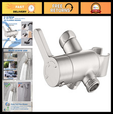 3-Way Shower Diverter Valve  Hand Shower Holder, G1/2 Splitter for Bathroom Upg