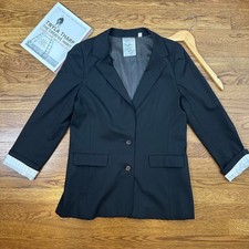 Hinge Black Two Button Blazer SIZE MEDIUM