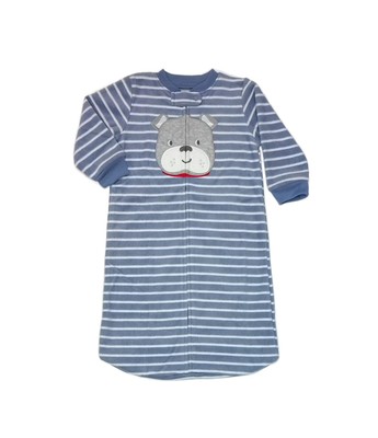 Carter's Baby Boy's 0-9 Months Striped Puppy Dog Fleece Sleep Bag, Sleeper